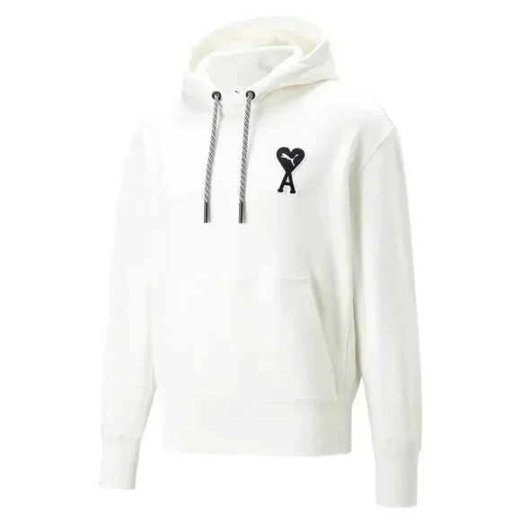 NWT PUMA x AMI Hoodie, Marshmallow, Size:XS - Picture 7 of 9